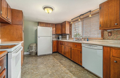 Ludington Apartment | Located 1 block from Ludington Beach