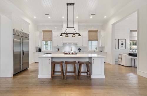 Watercolor House | Located Across from Camp WaterColor | Luxurious 5BR/7BTH Home + Golf Cart
