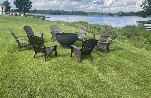 Marion House | Location & views! Cozy but room for 10. Outdoor firepit & 2 covered boat slips.