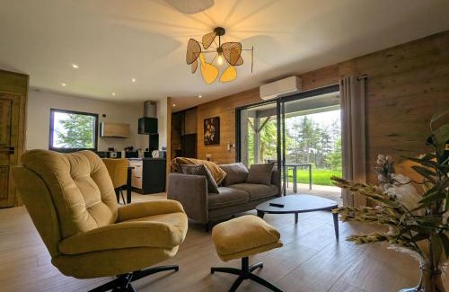 Le Chambon-sur-Lignon House | Lodge élégant avec spa privatif et espace bien-être - FR-1-582-530