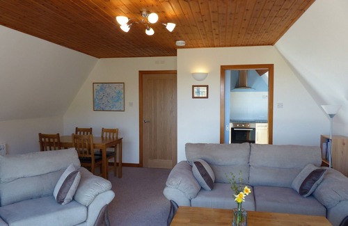 Drumchork Ski Chalet | Lodge 3 - Pet Friendly - Aultbea Lodges - Sea Views of Loch Ewe