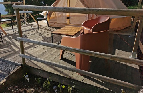 Theus RV Rental | LODGE VALLAURIA - Unusual Accommodation Furnished tent