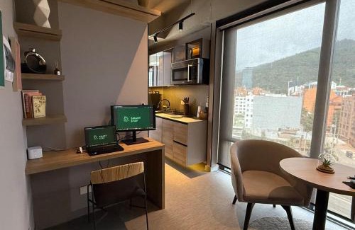 Calle 100 Apartment | Loft 93 Park, terrace, jacuzzi