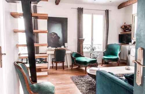 Quartier Sainte-Avoye Apartment | Loft au Centre du Marais