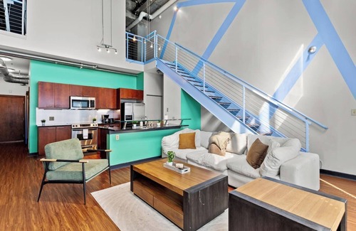 Atlantic Station Area Apartment | Loft-Style 2BR near Midtown Atlanta