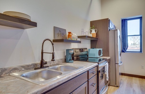 Cashton Apartment | Loft-Style Downtown Cashton Studio: Dogs Welcome!