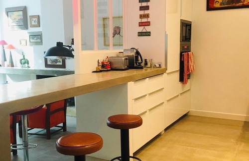 Montrouge House | Loft with two terraces and sauna 10 minutes from Paris.