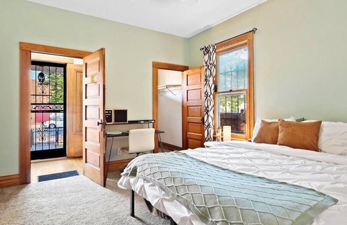 Cole Apartment | Loftium | Peaceful & Cozy 2BR Suite in Historic RiNo Home!