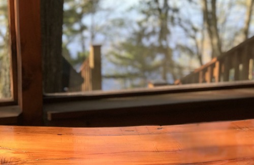 Stone Lake Cabin | Log cabin on 19 mile Long Lake, large screen porch + dock, 1 acre mature pines