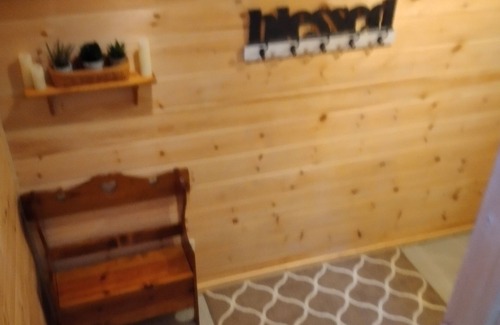 Cochranville Apartment | Log Cabin studio loft w/yard, firepit, woods, and stream! Many nearby ammenities