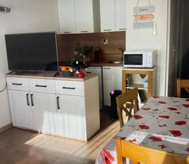 Antibes Apartment | Logement en résidence vacances classe 2 étoiles au bord de mer 4 couchages avec cabine lit superposé et au salon un canapé convertible et piscine à 300 m des transports communs,gare ferroviaire,commerces et plages