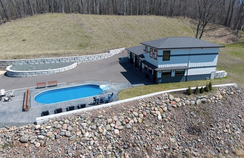 Brill House | Long Lake Retreat-Heated Pool/Hot Tub-Multi-Family Haven-Long Lake Frontage