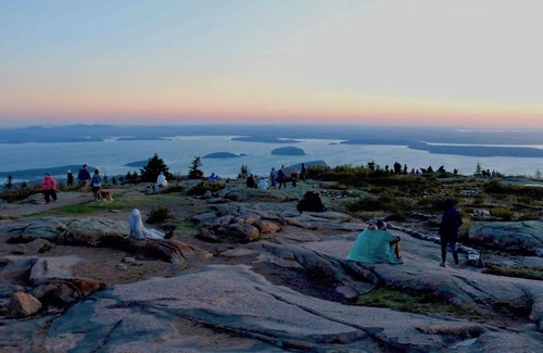 Mount Desert Cabin | Long Pond Camp - Beautiful view and private dock on Long Pond near Acadia National Park