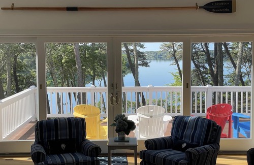 Brewster House | Long Pond Lux Estate. Pickleball, Private Dock, Private Beach Access
