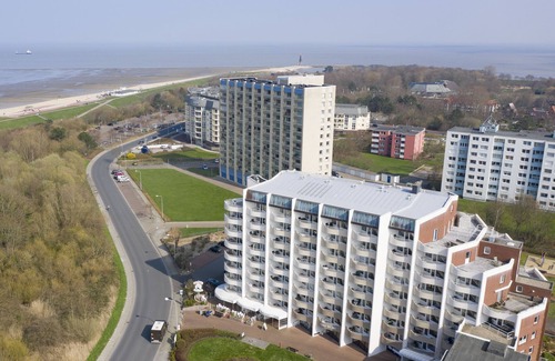 Duhnen Apartment | Lord Nelson App.706-40m² vacation apartment in Döse, close to the beach, swimming pool and sauna