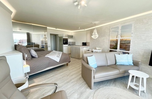 Duhnen Apartment | Lord Nelson App.605-40m² vacation apartment in Döse, close to the beach, swimming pool and sauna