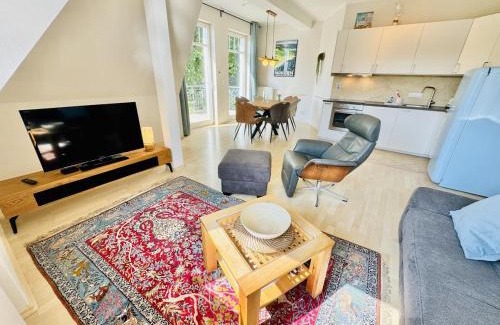Hohe Dune Apartment | Lotsenhaus, Suedblick, ein Traum