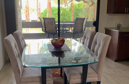 Palm Springs Condo | Lovely 1-bedroom Condo with Balcony - Mountain & Pool View -Golf, Shop, Play