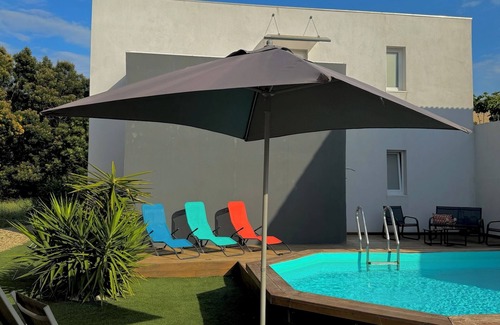 Venzolasca Apartment | Lovely 1st floor apartment in recent house - 5' walk to the beach