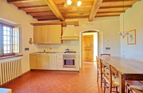 San Casciano in Val di Pesa Apartment | Lovely apartment with pool, WIFI, TV, pets allowed and panoramic view, close to Greve In Chianti