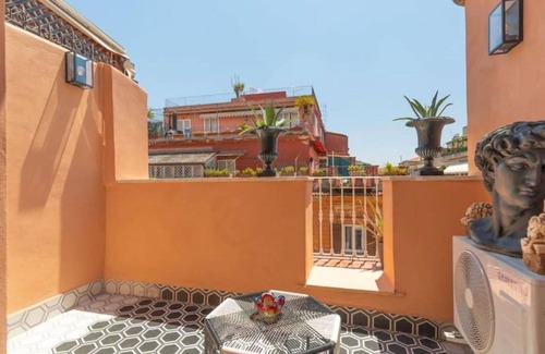 Rome Province Apartment | Lovely apartment for 3 guests with A/C, WIFI and terrace