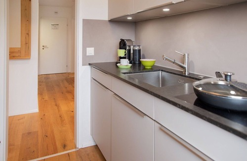 Falera Apartment | Lovely apartment for 5 guests with pool, WIFI, TV, balcony and panoramic view