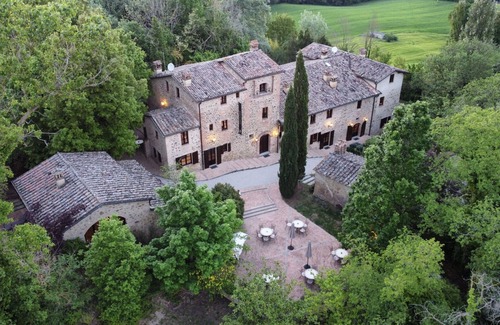 Bivio Lugnano Villa | Lovely apartment in villa for 6 people with pool, A/C, WIFI and TV