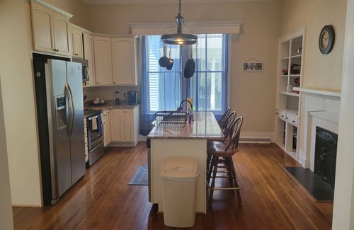 Lumberton House | Lovely fenced and gated 3-bed/2 bath home on beautiful Elm lined Main Street.