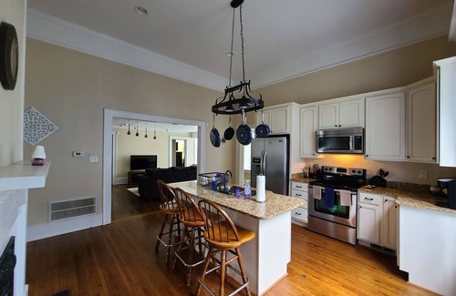 Lumberton House | Lovely fenced and gated 3-bed/2 bath home on beautiful Elm lined Main Street.