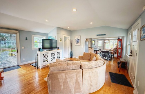 West Yarmouth House | Lovely Lewis Bay | Steps to Neighborhood Beach