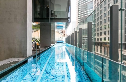 Sydney Central Business District Apartment | Lovely One Bedroom + Study with Infinity Pool