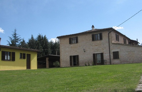 Cagli Apartment | lovely panorama, pool and valley view, equipped with kitchenette.