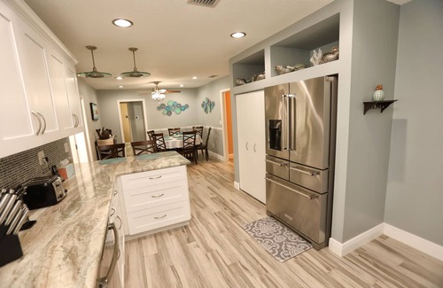 Bay Crest Park House | Loving Life! 4br/2ba, heated pool, spa, grill, RV parking, boat ramp access