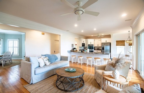 Edisto Island House | Low Country Home w/Creek & Ocean views, dock, & indoor/outdoor living spaces