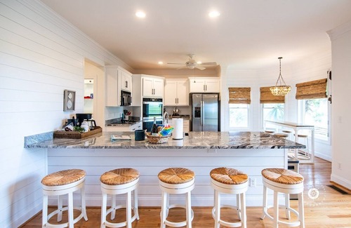 Edisto Island House | Low Country Home w/Creek & Ocean views, dock, & indoor/outdoor living spaces