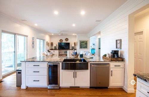 Edisto Island House | Low Country Home w/Creek & Ocean views, dock, & indoor/outdoor living spaces