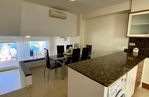 Calafat Apartment | Luminoso Duplex En Primera Linea Del Mar Residencial Marina Del Port 33-34