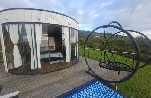 Barichara Cabin | LUMIPOD XTRAVAGANT Private Jacuzzi, Malla Catamaran