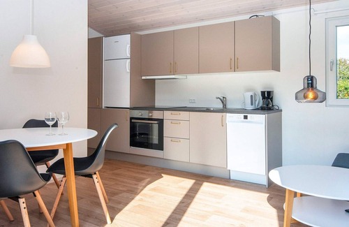 Aabenraa House | Lush cabin in camping resort