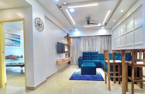 Colva Apartment | Lux 2 BHK with Pool, Garden, Gym, Beach-5min walk
