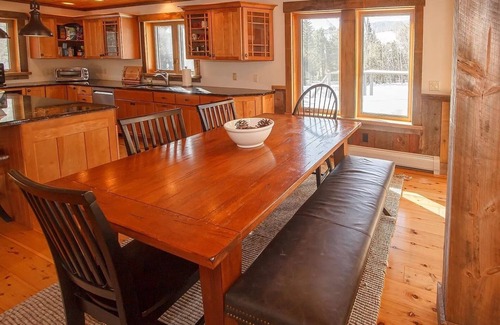 West Dover House | Lux VT ski chalet with mountain views and apres ski amenities.
