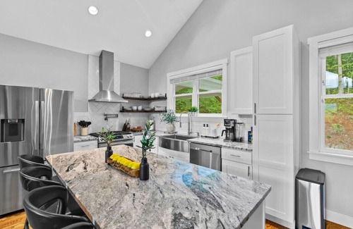 Swannanoa Apartment | Luxe 5 mi. to Asheville HotTub FirePit Epic Mountain Views