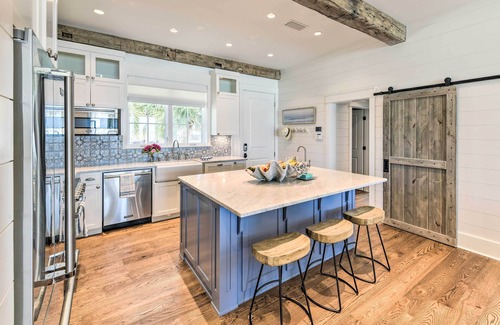 Biltmore Beach House | Luxe, Beachfront PCB Home w/Decks & Grill!