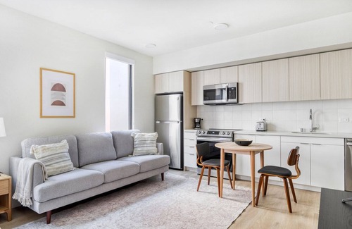 Downtown Berkeley Apartment | Luxe Berkeley Studio w/ W/D & Coworking, walkable to BART, by Blueground