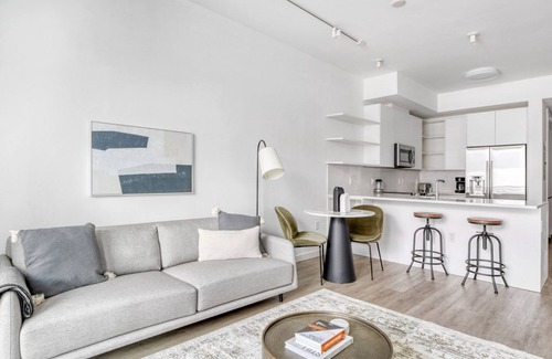 Industrial Section Apartment | Luxe Coral Gables 1BR w/W/D, Pool & Gym, near Shops, by Blueground