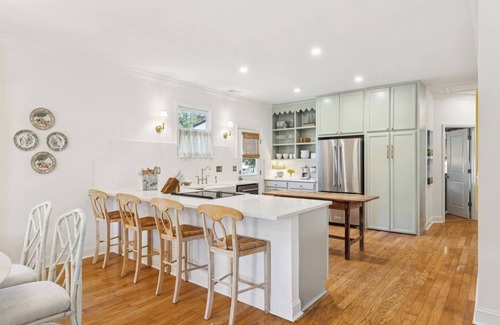 Northwest Quadrant Apartment | Luxe Designer Home Steps from Beaufort Waterfront