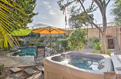 Mount Helix Villa | Luxe El Cajon Oasis with Pool, Fire Pit and Pavilion