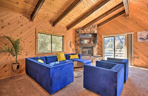Pine Mountain Club Cottage | Luxe Escape w/Decks, Mtn Views, Game Room!