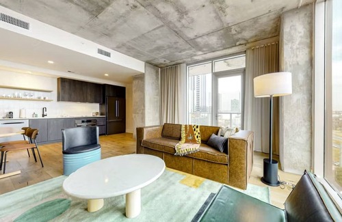 Rainey Street Historic District Condo | Luxe High Rise off of Rainey St.