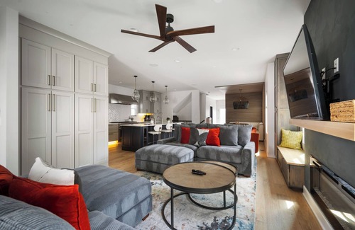 Martindale-Brightwood House | Luxe Home by Downtown Office/Theater